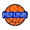 Sports Ball (BASKETBALL) – Acrylic Keychain Blank (3") | Optional Sticker or UV DTF