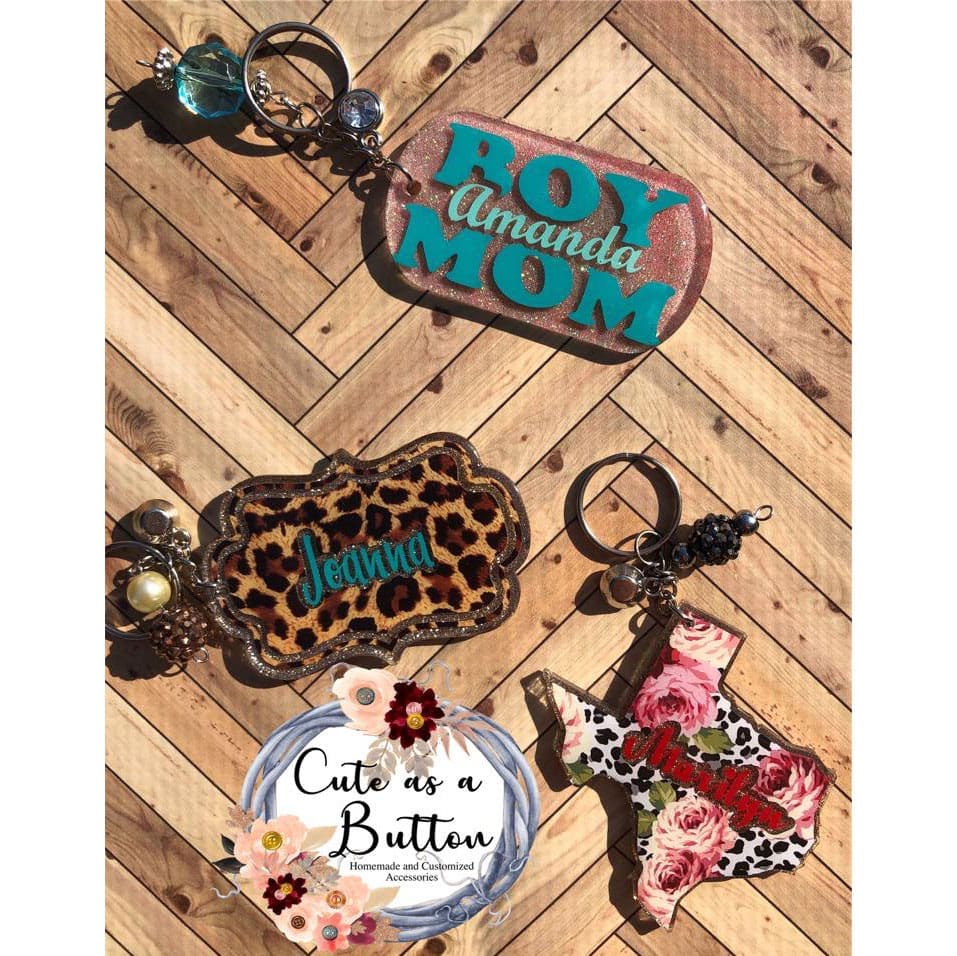 Dog Tag/Pill Shape – Mini Acrylic Charm Blank (1.5") | Optional Sticker or UV DTF - Image 5