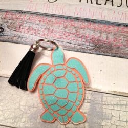 Turtle – Acrylic Keychain Blank (3") | Optional Sticker or UV DTF - Image 8