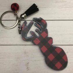 Deer Head – Mini Acrylic Charm Blank (1.5") | Optional Sticker or UV DTF - Image 5