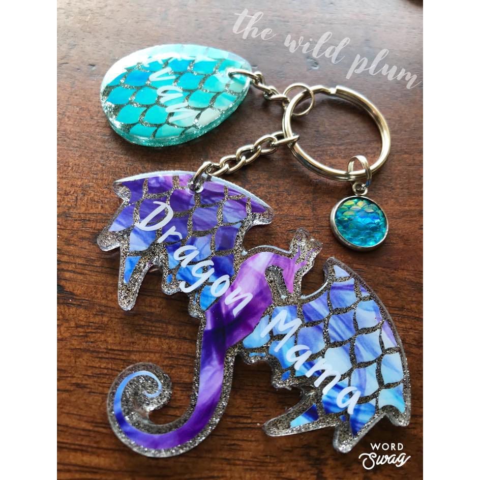 Egg – Mini Acrylic Charm Blank (1.5") | Optional Sticker or UV DTF - Image 4