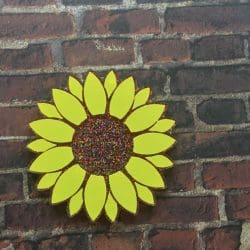 Sunflower – Acrylic Keychain Blank (3") | Optional Sticker or UV DTF - Image 7