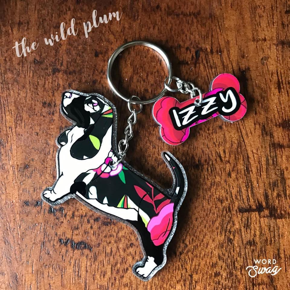 Dog Bone – Mini Acrylic Charm Blank (1.5") | Optional Sticker or UV DTF - Image 5