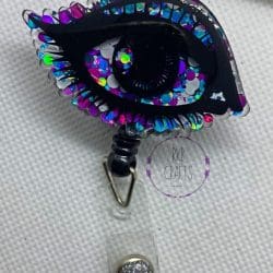 Eye – Acrylic Badge Reel Blank (2") No Hole | Optional Sticker or UV DTF - Image 4