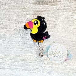 Toucan Baby – Acrylic Badge Reel Blank (2") No Hole | Optional Sticker or UV DTF - Image 5