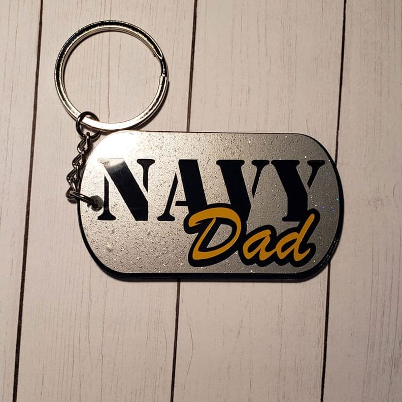 Dog Tag/Pill Shape – Mini Acrylic Charm Blank (1.5") | Optional Sticker or UV DTF - Image 7