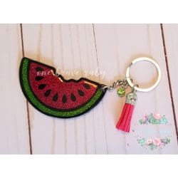 Watermelon Slice – Acrylic Keychain Blank (3") | Optional Sticker or UV DTF - Image 4