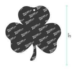 Alternative view of Clover 3 Leaf – Acrylic Keychain Blank (3") | Optional Sticker or UV DTF