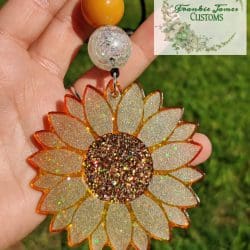 Sunflower – Acrylic Keychain Blank (3") | Optional Sticker or UV DTF - Image 23