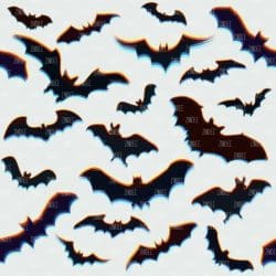 3D Bats seamless (vinyl)