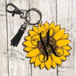 Sunflower – Acrylic Keychain Blank (3") | Optional Sticker or UV DTF - Image 13