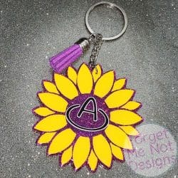 Sunflower – Acrylic Keychain Blank (3") | Optional Sticker or UV DTF - Image 12