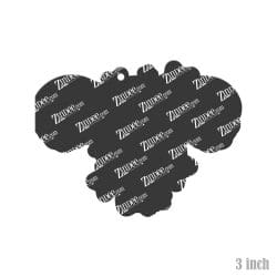 Alternative view of American Uterus – Acrylic Keychain Blank (3") | Optional Sticker or UV DTF