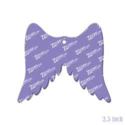 Angel Wings – Acrylic Keychain Blank (2.5") | Optional Sticker or UV DTF