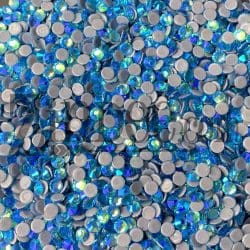 Alternative view of Aquamarine AB Hotfix Rhinestone ss10 (machine cut) 10 Gross