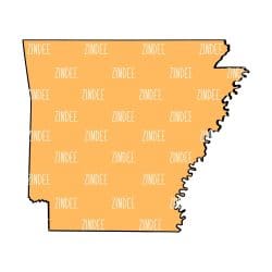 Arkansas – Acrylic Badge Reel Blank (2") No Hole | Optional Sticker or UV DTF