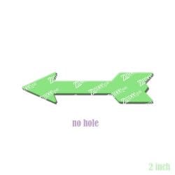 Arrow acrylic blank (2 inch) NO HOLE (5 piece minimum)