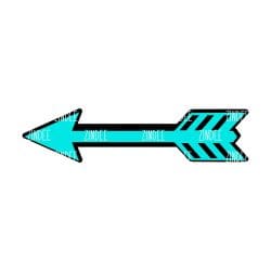 Arrow acrylic blank (2 inch) NO HOLE (5 piece minimum) - Image 2