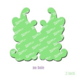 Alternative view of Awareness Butterfly – Acrylic Badge Reel Blank (2") No Hole | Optional Sticker or UV DTF