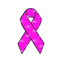 Awareness Ribbon – Acrylic Keychain Blank (2") | Optional Sticker or UV DTF