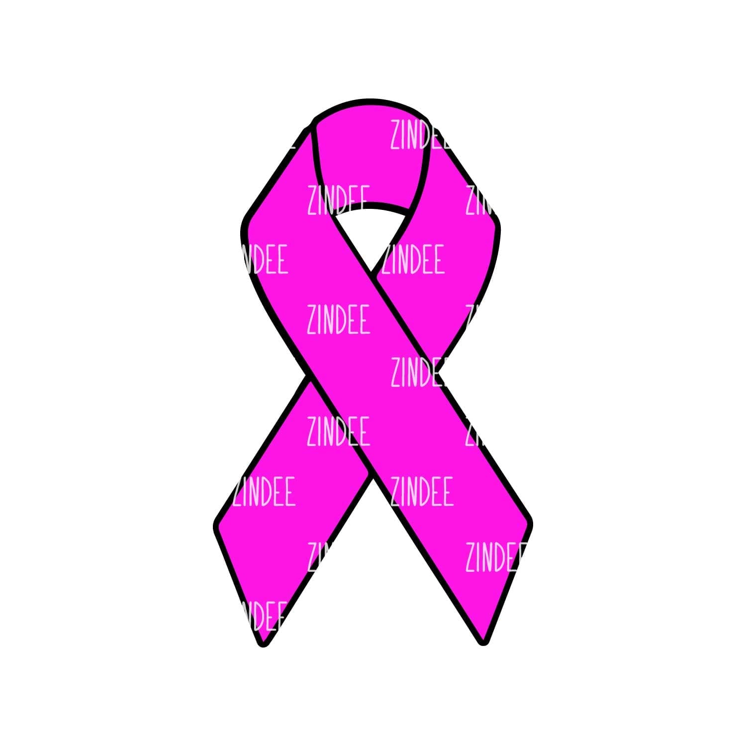 Awareness Ribbon – Acrylic Keychain Blank (2") | Optional Sticker or UV DTF