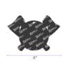 Axe Monogram acrylic blank (3 inch)
