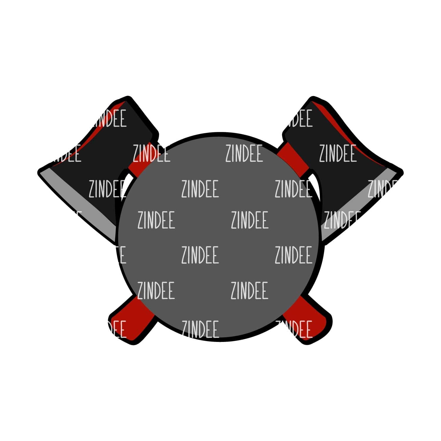 Axe Monogram acrylic blank (3 inch) - Image 2
