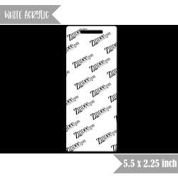 Badge Buddy Vertical (Extended Version) (Lightweight White Acrylic)
