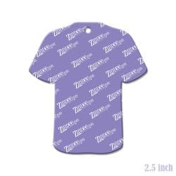 Alternative view of Baseball Jersey – Acrylic Keychain Blank (2.5") | Optional Sticker or UV DTF