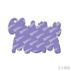 Alternative view of Basketball Mom – Acrylic Keychain Blank (2.5") | Optional Sticker or UV DTF