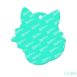 Alternative view of Bat Cat – Mini Acrylic Charm Blank (1.5") | Optional Sticker or UV DTF