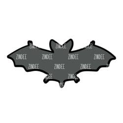 Bat (animal) – Acrylic Badge Reel Blank (2") No Hole | Optional Sticker or UV DTF