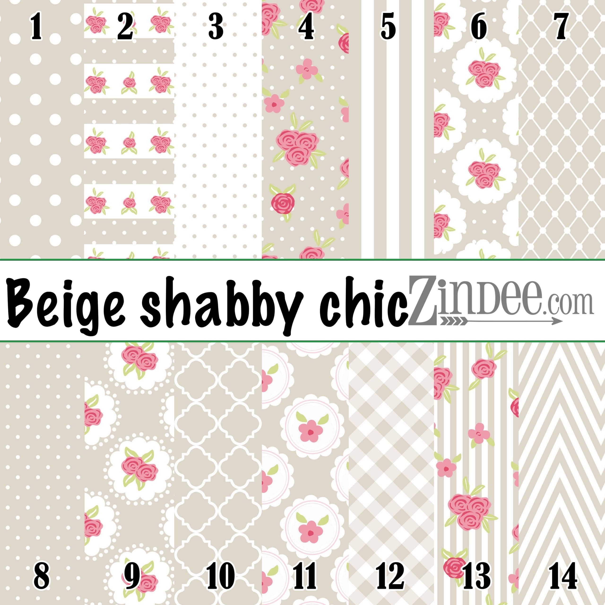 Beige Shabby Chic (vinyl)