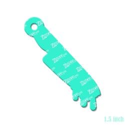 Alternative view of Bloody Knife – Mini Acrylic Charm Blank (1.5") | Optional Sticker or UV DTF