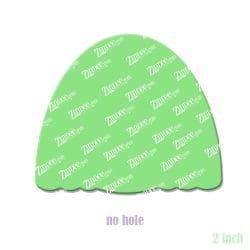Alternative view of Boho Rainbow – Acrylic Badge Reel Blank (2") No Hole | Optional Sticker or UV DTF