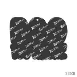 Alternative view of Boo You Whore – Acrylic Keychain Blank (3") | Optional Sticker or UV DTF