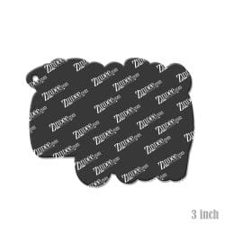 Alternative view of Boo Boo Crew – Acrylic Keychain Blank (3") | Optional Sticker or UV DTF