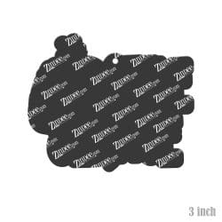 Alternative view of Bottle Service – Acrylic Keychain Blank (3") | Optional Sticker or UV DTF