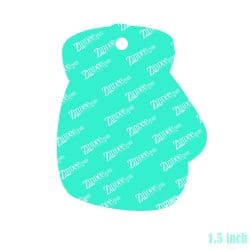 Alternative view of Boxing Glove – Mini Acrylic Charm Blank (1.5") | Optional Sticker or UV DTF
