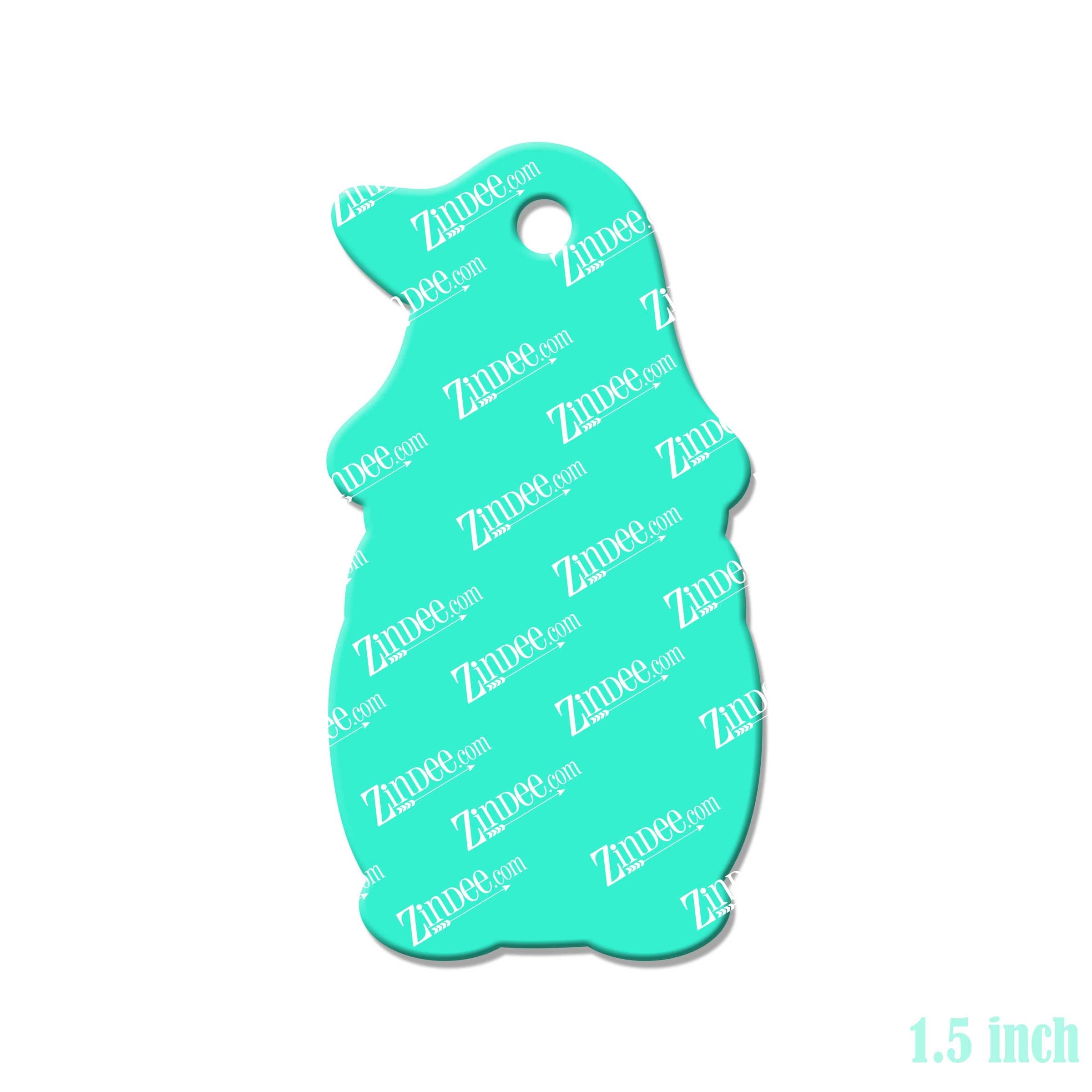 Boy Gnome – Mini Acrylic Charm Blank (1.5") | Optional Sticker or UV DTF - Image 2