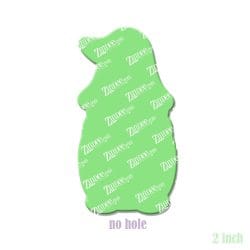 Alternative view of Boy Gnome – Acrylic Badge Reel Blank (2") No Hole | Optional Sticker or UV DTF