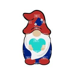 Boy Gnome – Acrylic Badge Reel Blank (2") No Hole | Optional Sticker or UV DTF