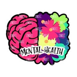 Brain Bouquet – Acrylic Badge Reel Blank (2") No Hole | Optional Sticker or UV DTF
