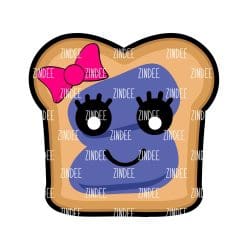 Bread – Acrylic Keychain Blank (3") | Optional Sticker or UV DTF
