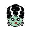 Bride of Frankenstein – Acrylic Keychain Blank (3") | Optional Sticker or UV DTF