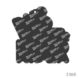 Alternative view of Bus Rider – Acrylic Keychain Blank (3") | Optional Sticker or UV DTF