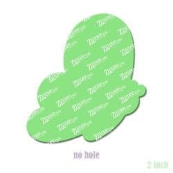 Alternative view of Butterfly Baby – Acrylic Badge Reel Blank (2") No Hole | Optional Sticker or UV DTF