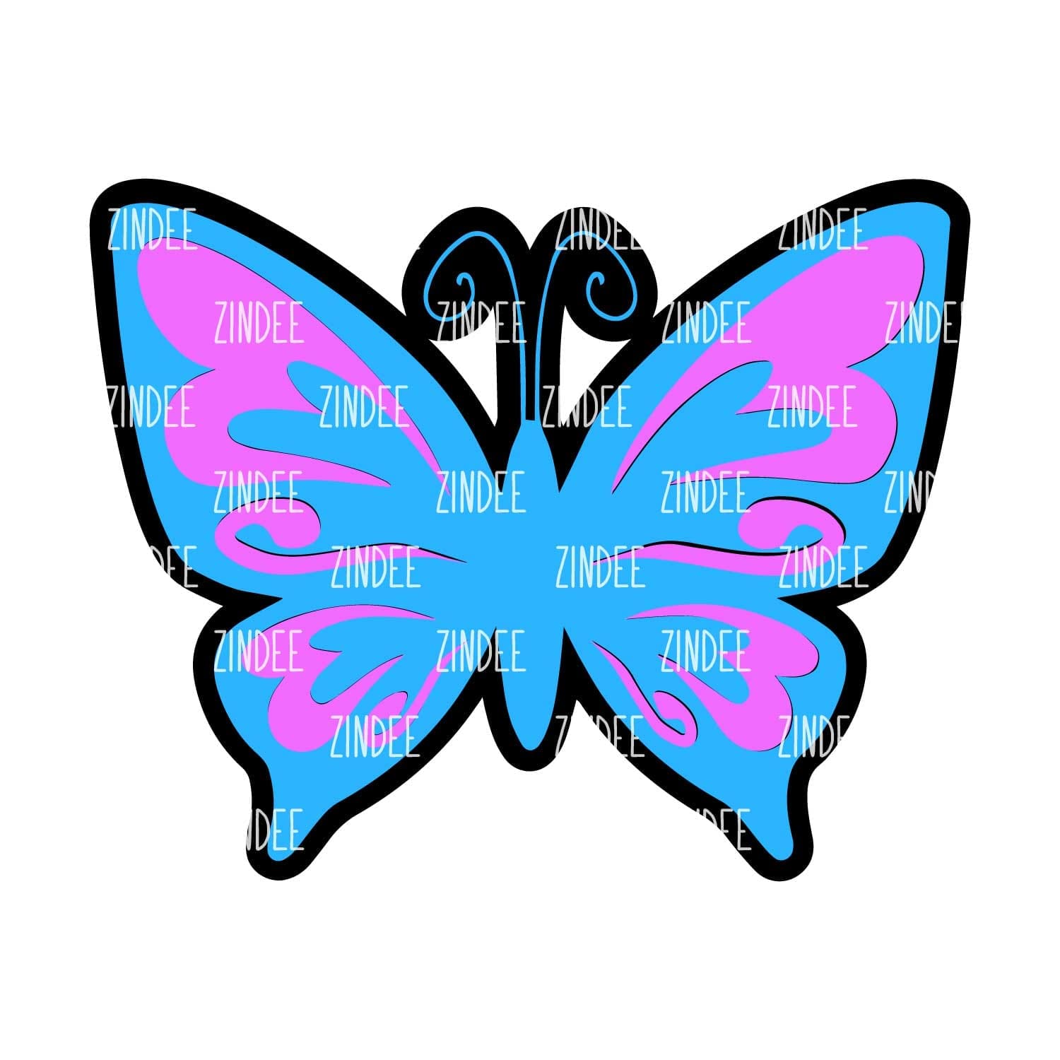 Butterfly acrylic blank (5 inch) - Image 2