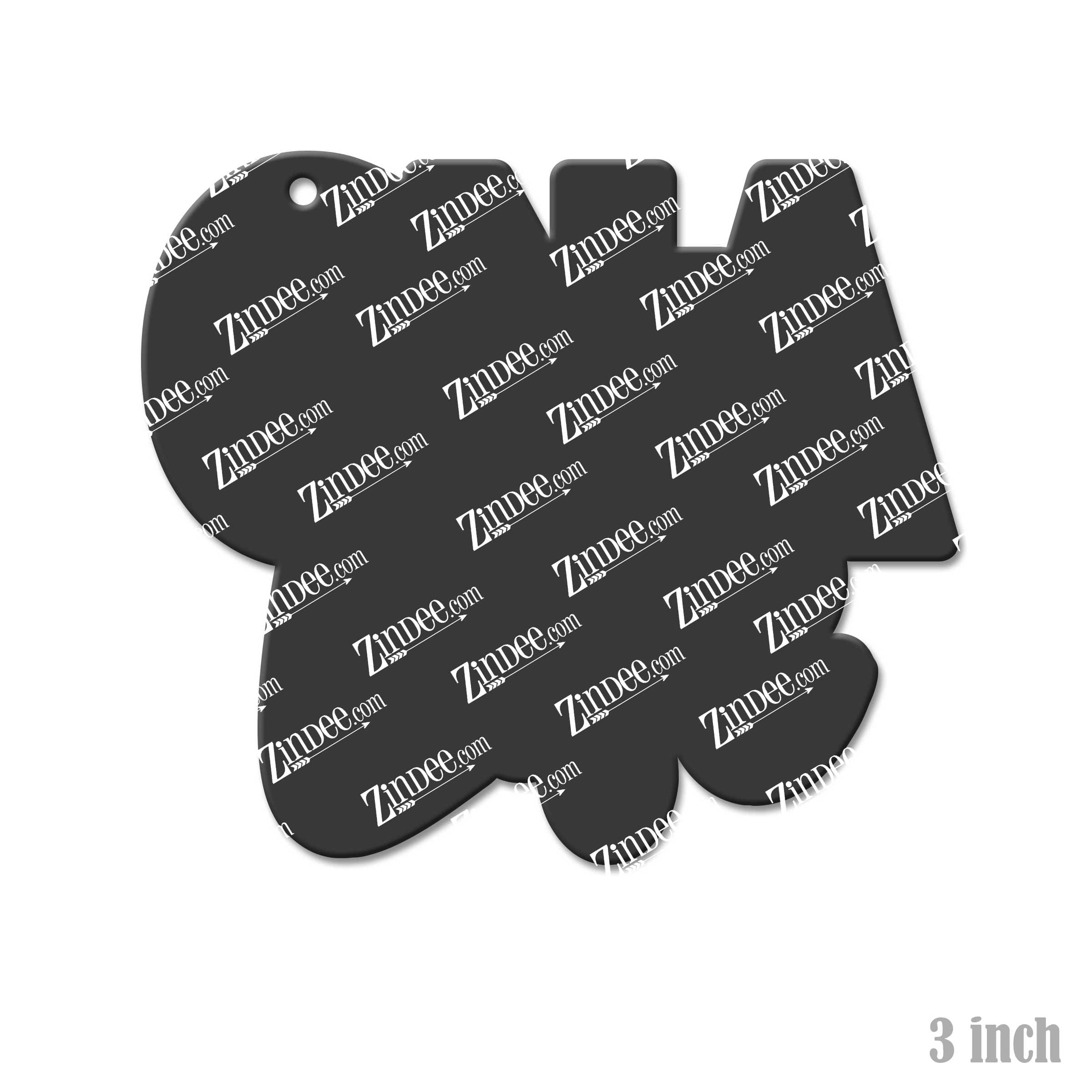 CNA Life – Acrylic Keychain Blank (3") | Optional Sticker or UV DTF - Image 2