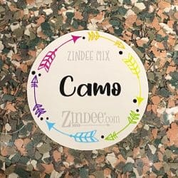 Camo Matte Glitter (BAG) ZINDEE MIX
